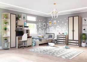 НАОМИ Шкаф 2-х створчатый с 2 ящиками в Муравленко - muravlenko.mebel24.online | фото 2