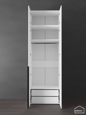 Шкаф с антресолью Linnea MHR-2A-3 2450х800х510 (Белый-М 11.1.2) в Муравленко - muravlenko.mebel24.online | фото 6