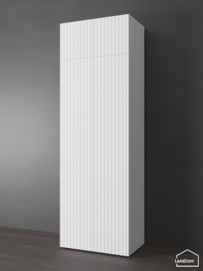 Шкаф с антресолью Linnea MHR-2POA-3 2450х800х510 (Белый-М 11.1.2) в Муравленко - muravlenko.mebel24.online | фото