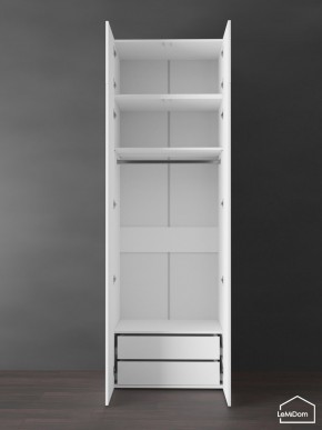 Шкаф с антресолью Linnea MHR-2POA-3 2450х800х510 (Белый-М 11.1.2) в Муравленко - muravlenko.mebel24.online | фото 5
