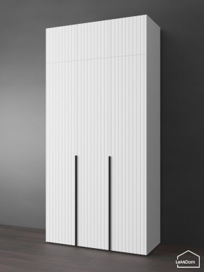 Шкаф с антресолью Linnea MHR-3A-1 2450х1200х510 (Белый-М 11.1.2) в Муравленко - muravlenko.mebel24.online | фото