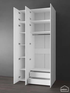Шкаф с антресолью Linnea MHR-3POA-2 2450х1200х510 (Белый-М 11.1.1) в Муравленко - muravlenko.mebel24.online | фото 5
