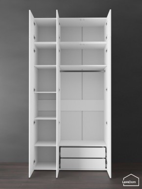 Шкаф с антресолью Linnea MHR-3POA-2 2450х1200х510 (Белый-М 11.1.1) в Муравленко - muravlenko.mebel24.online | фото 6