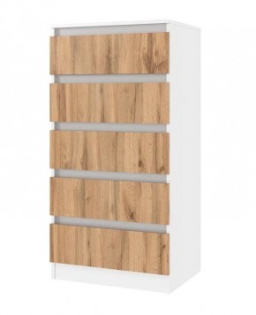 Спальный гарнитур Парус (Белый/Вотан) 1400 (Вариант-2) в Муравленко - muravlenko.mebel24.online | фото 5