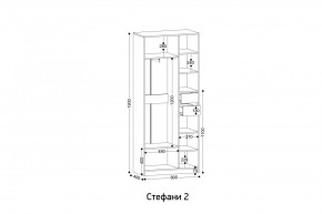 СТЕФАНИ-2 Шкаф в Муравленко - muravlenko.mebel24.online | фото 2