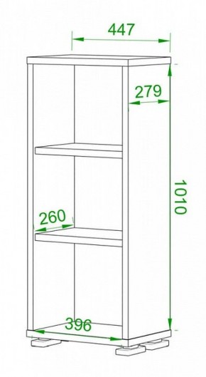 Стеллаж Домино нельсон ПУ-10-1 в Муравленко - muravlenko.mebel24.online | фото 2