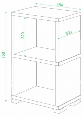 Стеллаж-колонка Домино СБ-15/2 в Муравленко - muravlenko.mebel24.online | фото 2