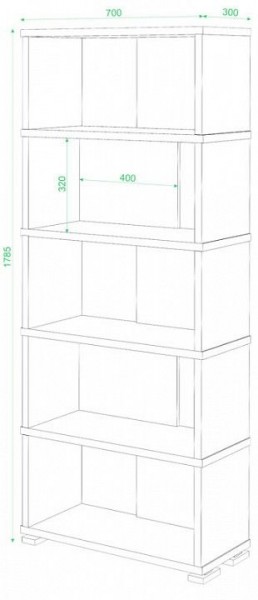 Стеллаж СБ-10/5 в Муравленко - muravlenko.mebel24.online | фото 2