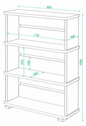 Стеллаж СБ-25/3 в Муравленко - muravlenko.mebel24.online | фото 2