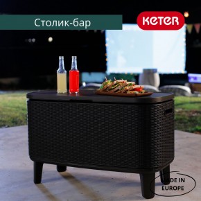 Стол Беви Бар (Bevy Bar Large Cool Bar), коричневый в Муравленко - muravlenko.mebel24.online | фото 4