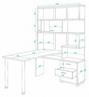 Стол компьютерный Домино СР-420/150 в Муравленко - muravlenko.mebel24.online | фото 2