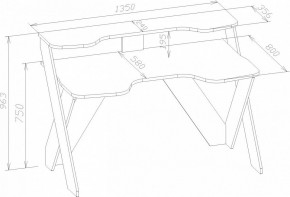 Стол компьютерный КСТ-118 в Муравленко - muravlenko.mebel24.online | фото 3