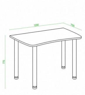 Стол офисный Домино Лайт СКЛ-Софт120МО в Муравленко - muravlenko.mebel24.online | фото 3