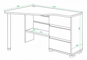 Стол письменный Домино СР-322С в Муравленко - muravlenko.mebel24.online | фото 2