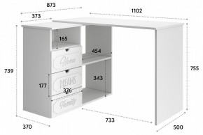 Стол письменный ДримСтар ДС-5 в Муравленко - muravlenko.mebel24.online | фото 7