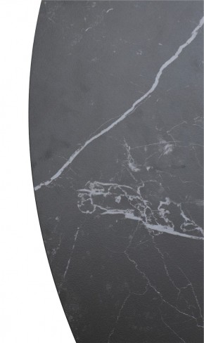 Стол TERNI 120 MATT BLACK MARBLE SOLID CERAMIC Черный мрамор матовый, керамика /Черн.каркас, ®DISAUR в Муравленко - muravlenko.mebel24.online | фото 9