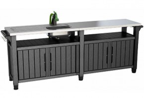 Столик для барбекю 415 Л (Unity Chef 415 L) графит в Муравленко - muravlenko.mebel24.online | фото 3