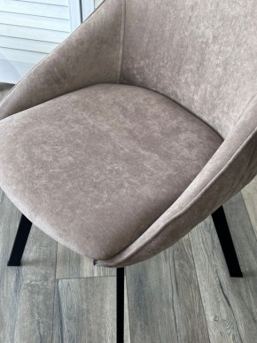Стул CASA, 360 град. поворот. B5 Капучино, велюр / черный каркас,М-City в Муравленко - muravlenko.mebel24.online | фото 3