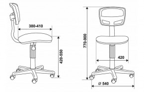 Стул компьютерный Бюрократ CH-299NX/15-21 черный в Муравленко - muravlenko.mebel24.online | фото