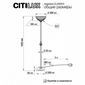 Торшер Citilux Адриана CL405913 в Муравленко - muravlenko.mebel24.online | фото 4