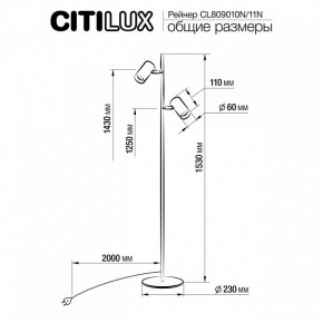 Торшер Citilux Twin CL809010N в Муравленко - muravlenko.mebel24.online | фото 5