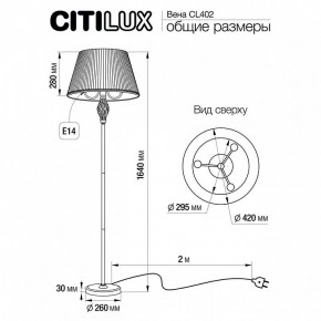 Торшер Citilux Вена CL402920 в Муравленко - muravlenko.mebel24.online | фото 5