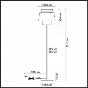 Торшер Odeon Light Kressa 4992/1F в Муравленко - muravlenko.mebel24.online | фото 4