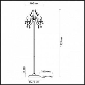 Торшер Odeon Light Versia 4977/3F в Муравленко - muravlenko.mebel24.online | фото 4