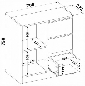 Тумба комбинированная Т-1 в Муравленко - muravlenko.mebel24.online | фото 4