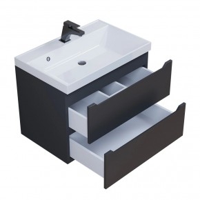 Тумба под раковину Uperwood Tanos 70 см, подвесная, черная матовая в Муравленко - muravlenko.mebel24.online | фото 10