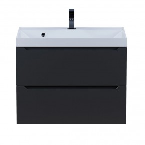Тумба под раковину Uperwood Tanos 70 см, подвесная, черная матовая в Муравленко - muravlenko.mebel24.online | фото 9