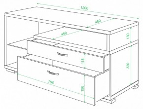 Тумба под ТВ Домино ТК-10М в Муравленко - muravlenko.mebel24.online | фото 2