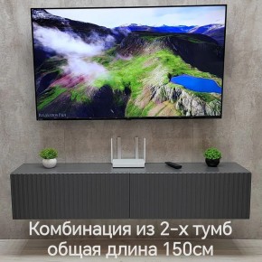 Тумба подвесная под ТВ LINES MTV1-MA 750 Темно-серый (Графит-M 10.1.25) в Муравленко - muravlenko.mebel24.online | фото 10