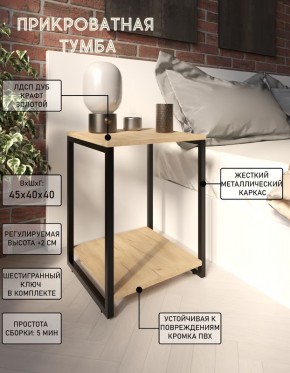 Тумба прикроватная "Лофт" (Лф.Т-2) в Муравленко - muravlenko.mebel24.online | фото 4