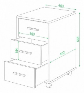 Тумбочка Живой дизайн ТС-1 в Муравленко - muravlenko.mebel24.online | фото 2