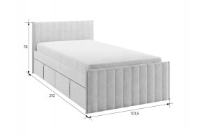 ТВИКС Кровать с ящиками 900 в Муравленко - muravlenko.mebel24.online | фото 2