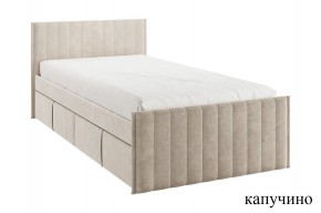 ТВИКС Кровать с ящиками 900 (капучино) в Муравленко - muravlenko.mebel24.online | фото
