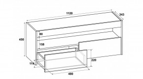 ВЕГАС Тумба ТВ в Муравленко - muravlenko.mebel24.online | фото 3