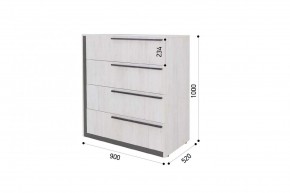 ВИНТЕР - 8 Комод 4 ящика в Муравленко - muravlenko.mebel24.online | фото 4