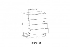 ВИРТОН 31 Комод (винтерберг) в Муравленко - muravlenko.mebel24.online | фото 2